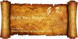 Grébel Kevin névjegykártya